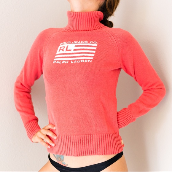 Polo Ralph Lauren Sweaters - Vintage 90s Polo Ralph Lauren Turtleneck Sweater